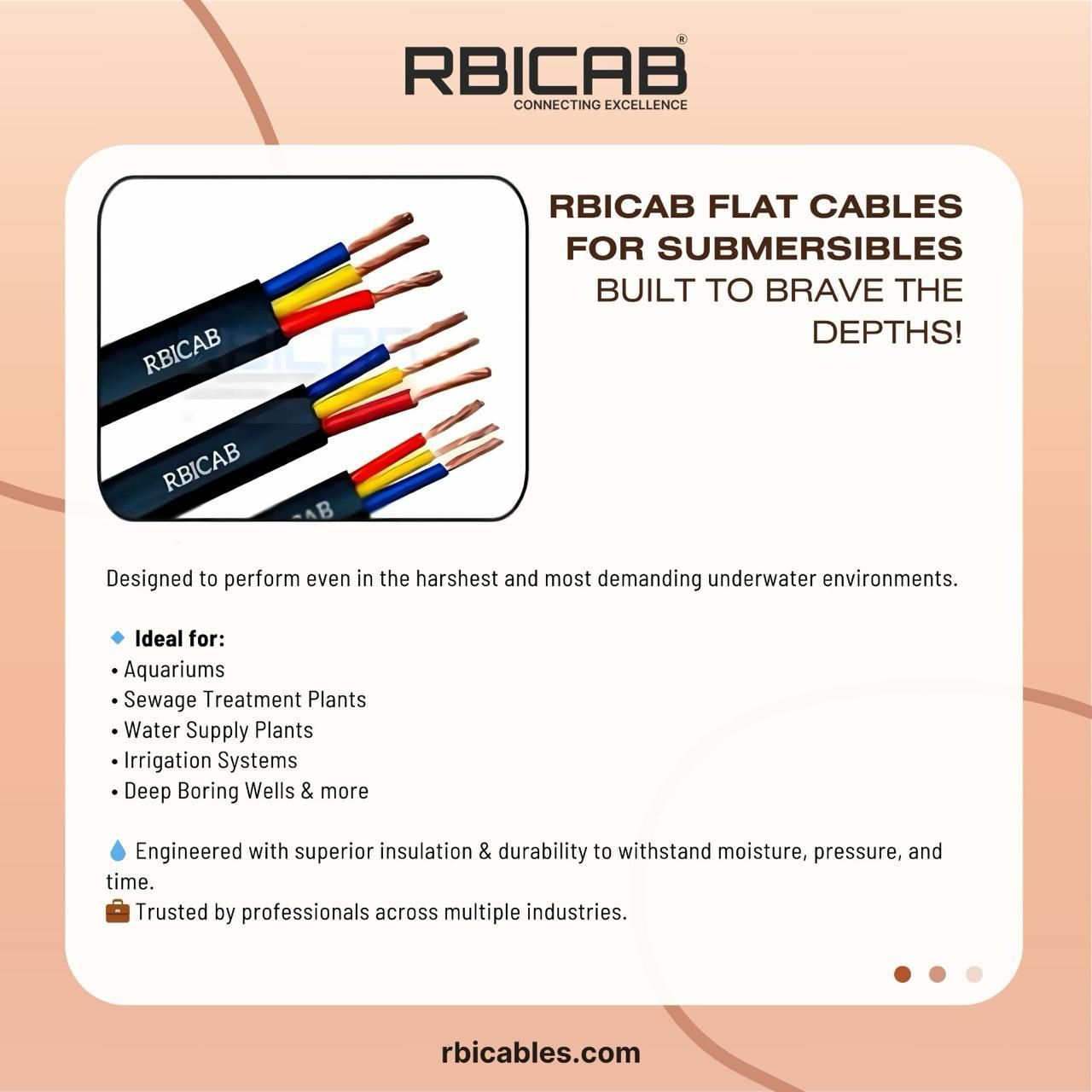 Submersible Motor Flat Cables 